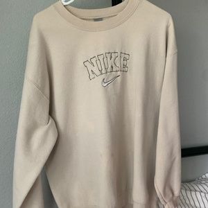 vintage custom nike crewneck